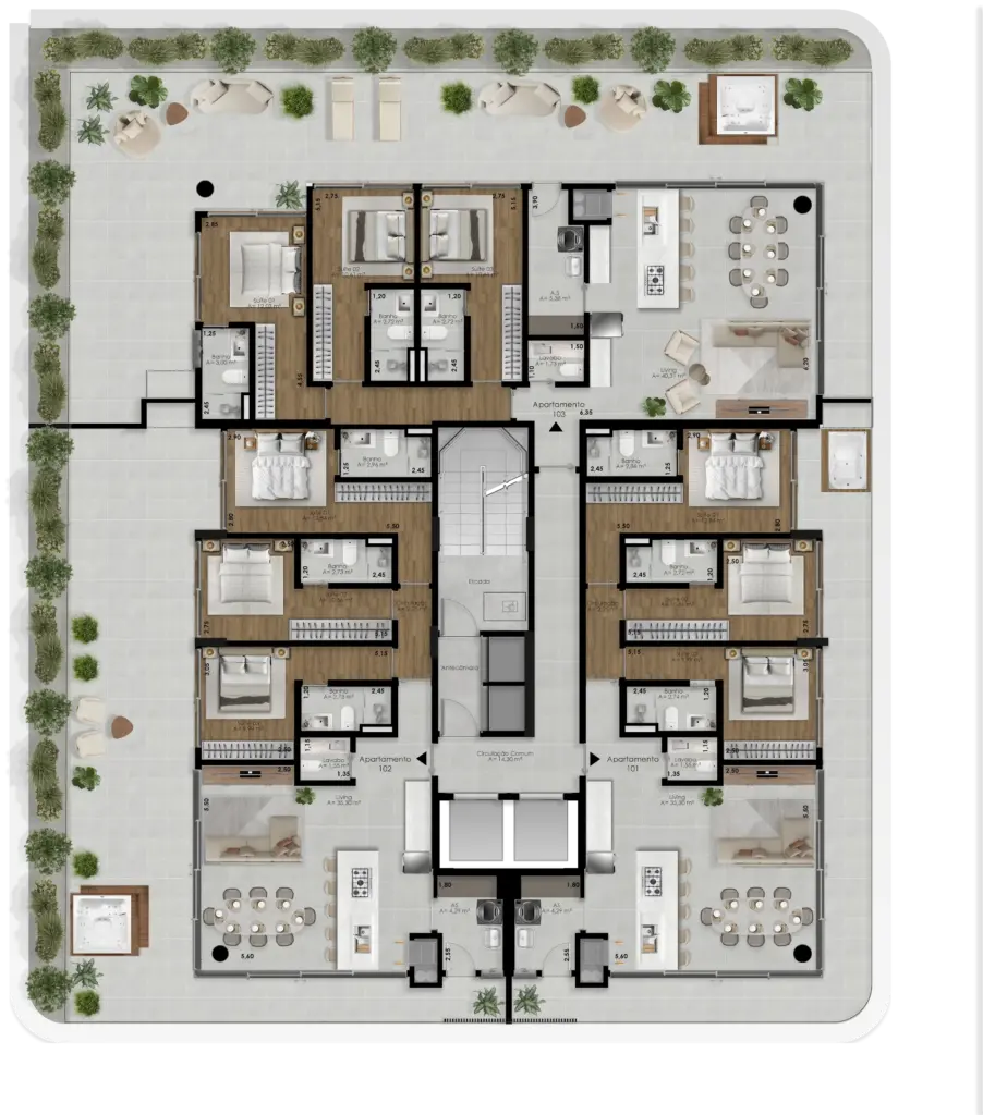 Planta andar garden